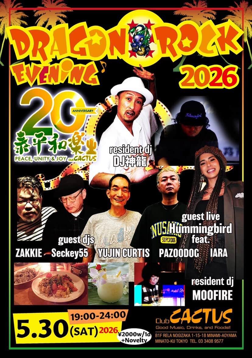DRAGON ROCK EVENING flyer
