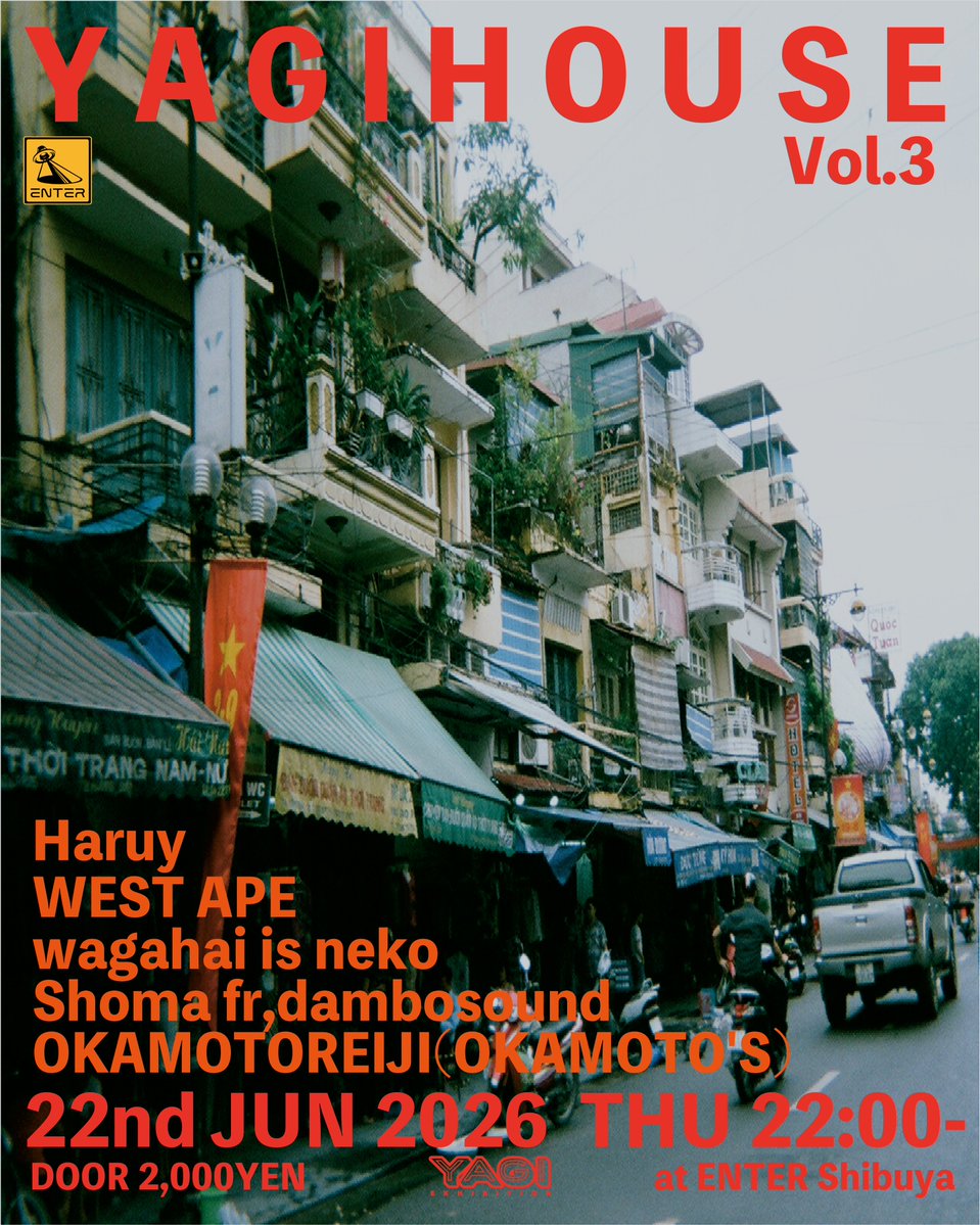 YAGIHOUSE Vol.3 flyer