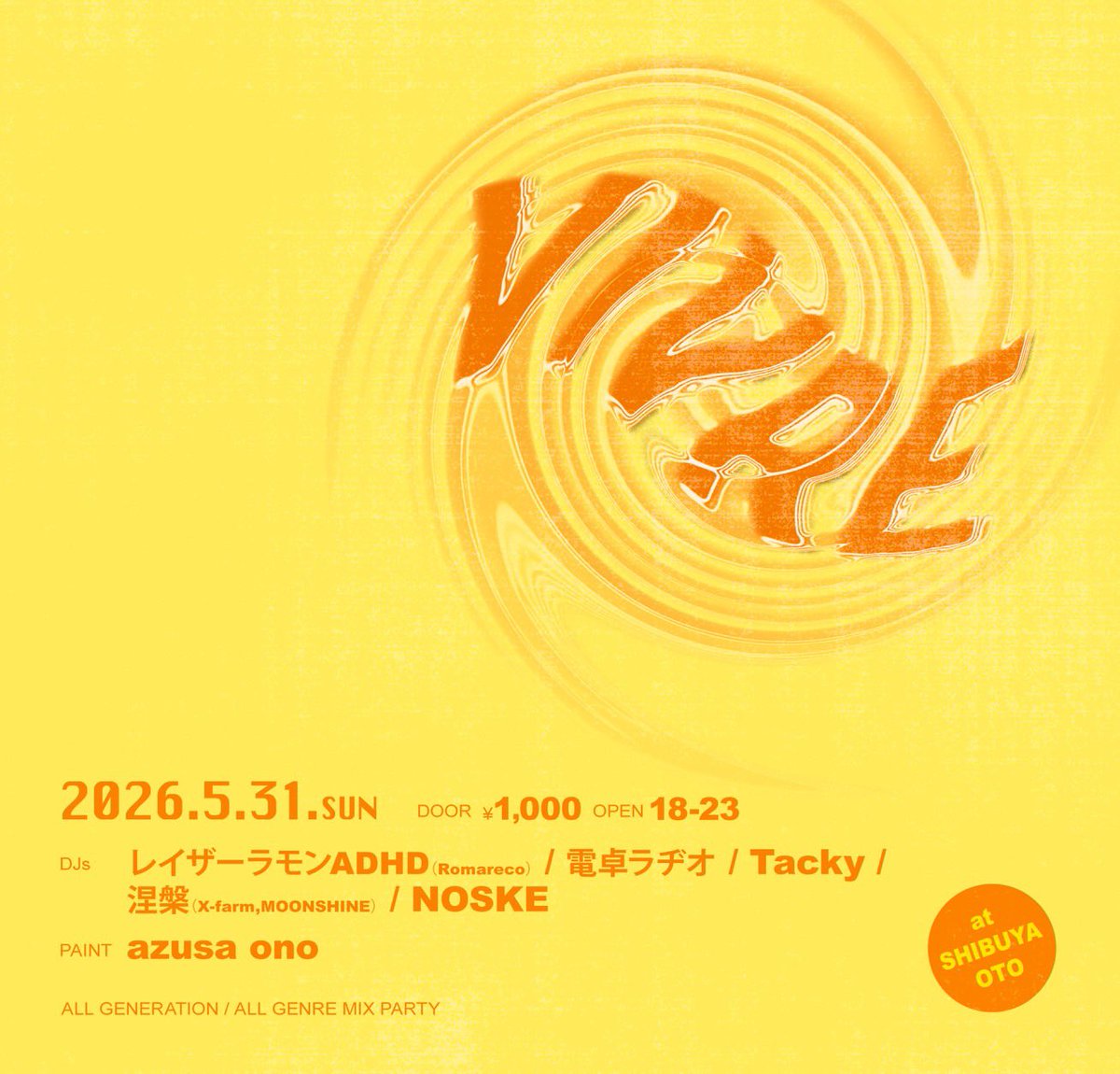 VIVRE — OTO, 5.31（日）