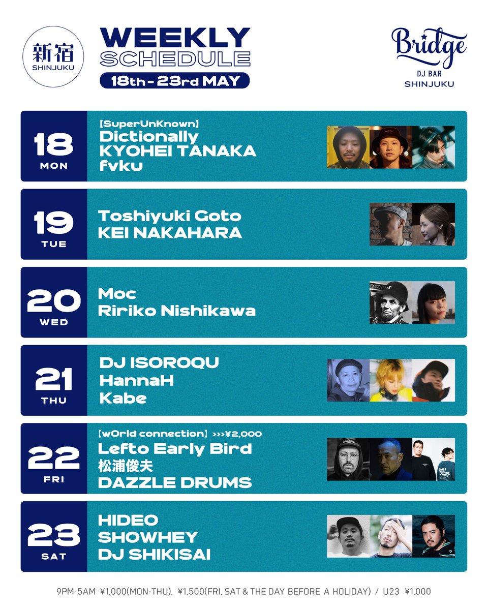 Toshiyuki Goto & KEI NAKAHARA — バーブリッジ新宿, 5.19（火）