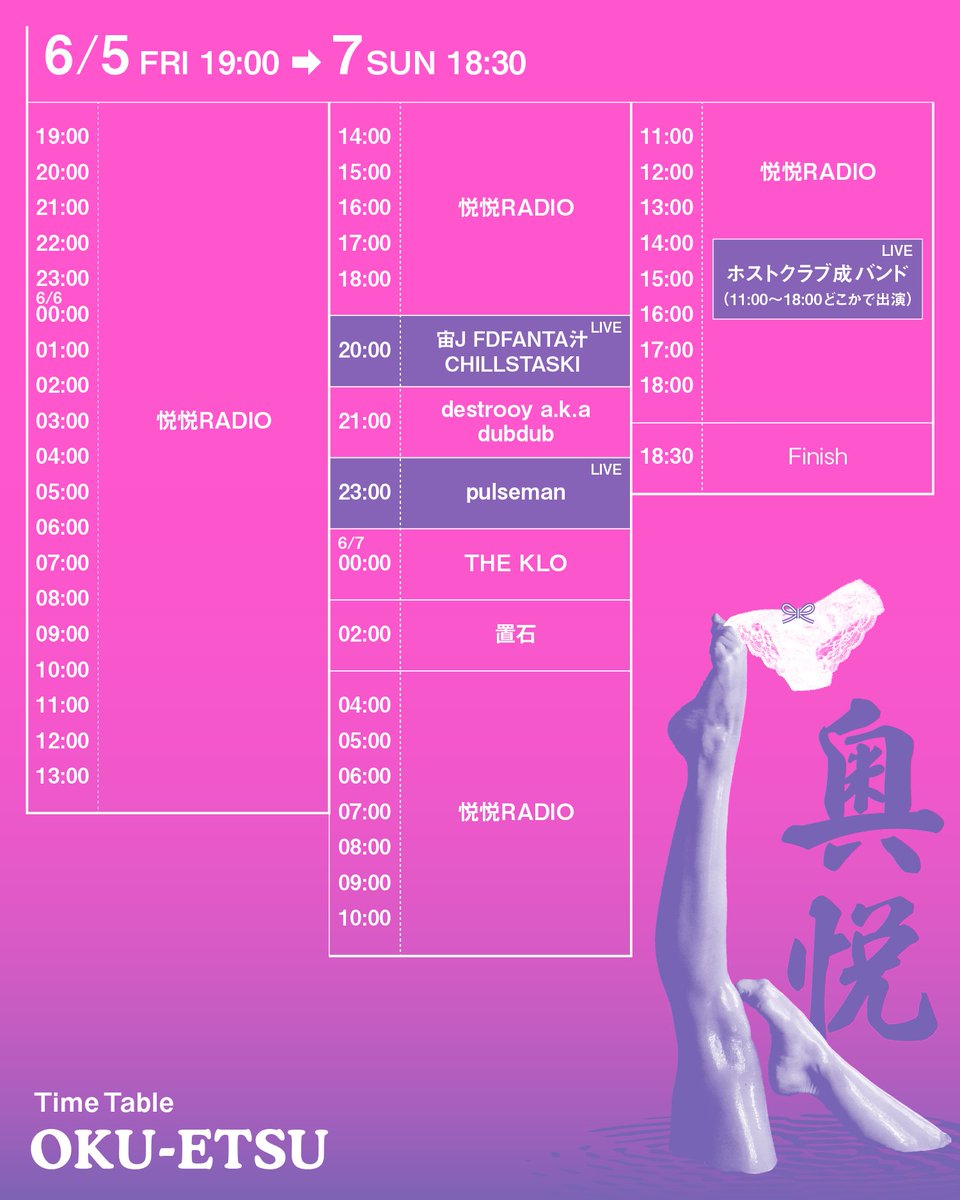 悦悦 2026 — ボノボ, 6.05（金）