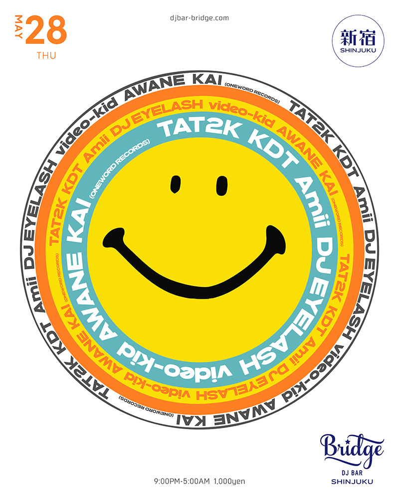 TAT2K / KDT / Amii / DJ EYELASH / video-kid / AWANE / KAI flyer
