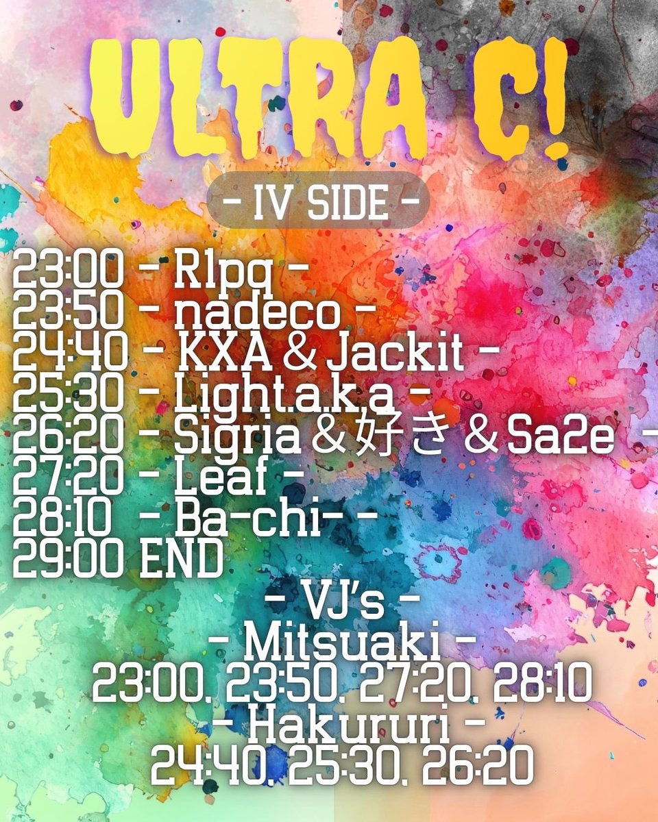ULTRA C — 御徒町KKP, 6.05（金）