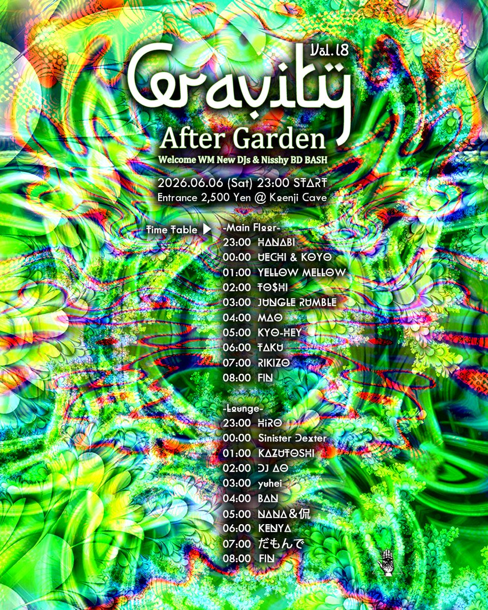 Gravity Vol.18 flyer