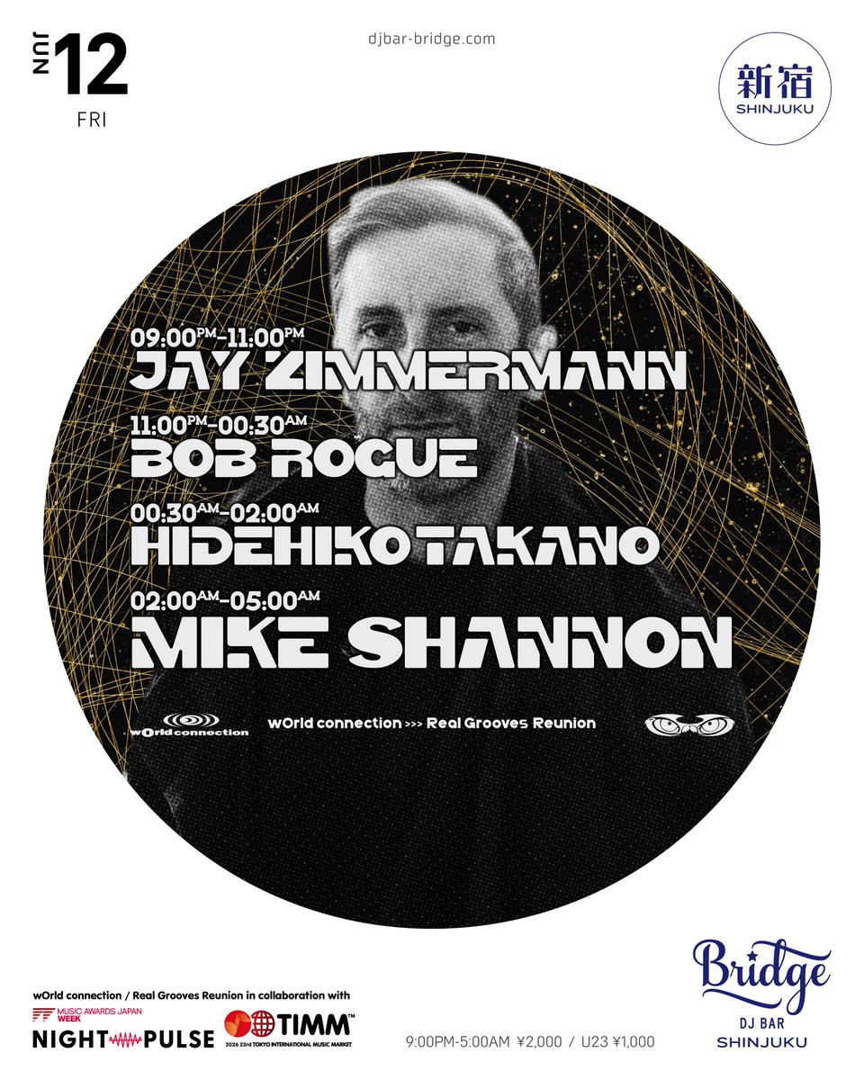 wOrld connection - Real Grooves Reunion - flyer