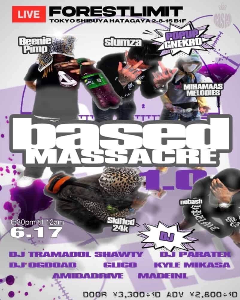 based M/A/S/S/A/C/R/E flyer