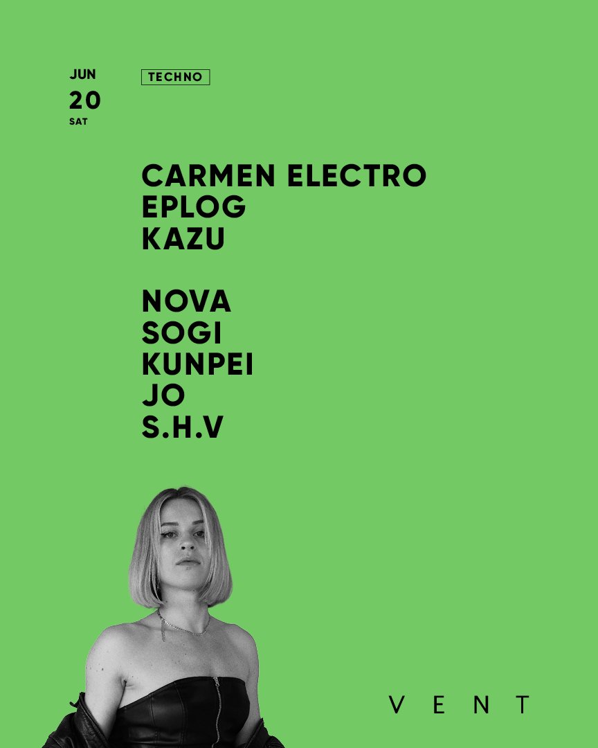 CARMEN ELECTRO flyer