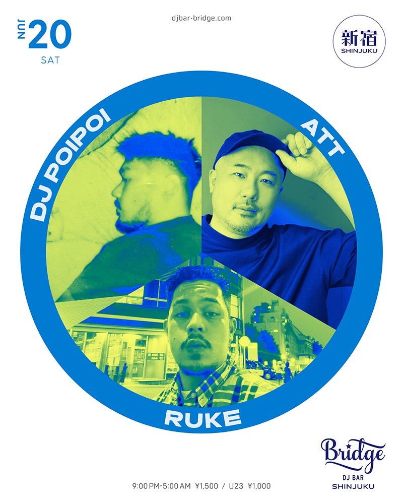 DJ POIPOI / ATT / RUKE flyer