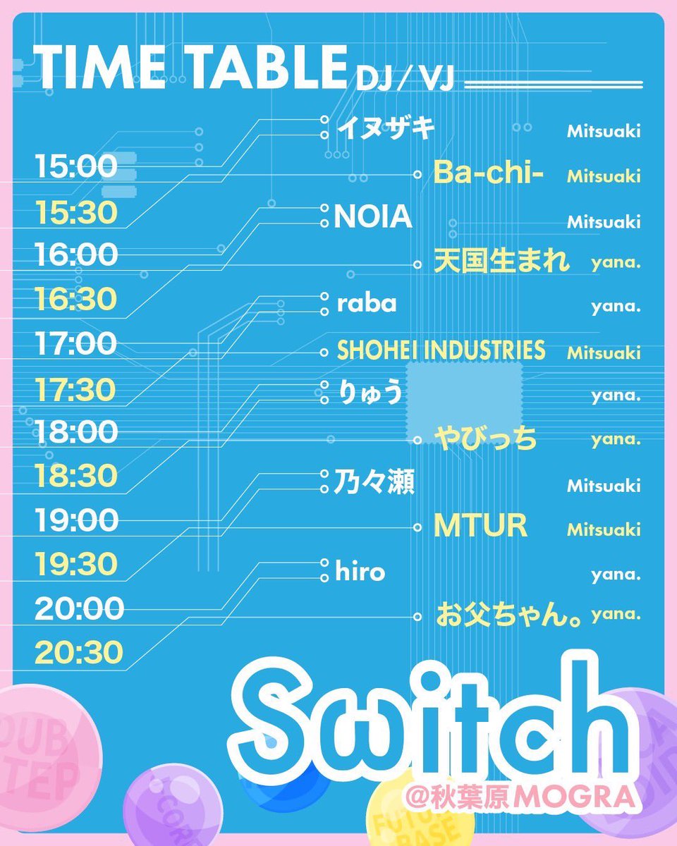 sωitch Vol.7 — MOGRA, 6.28（日）