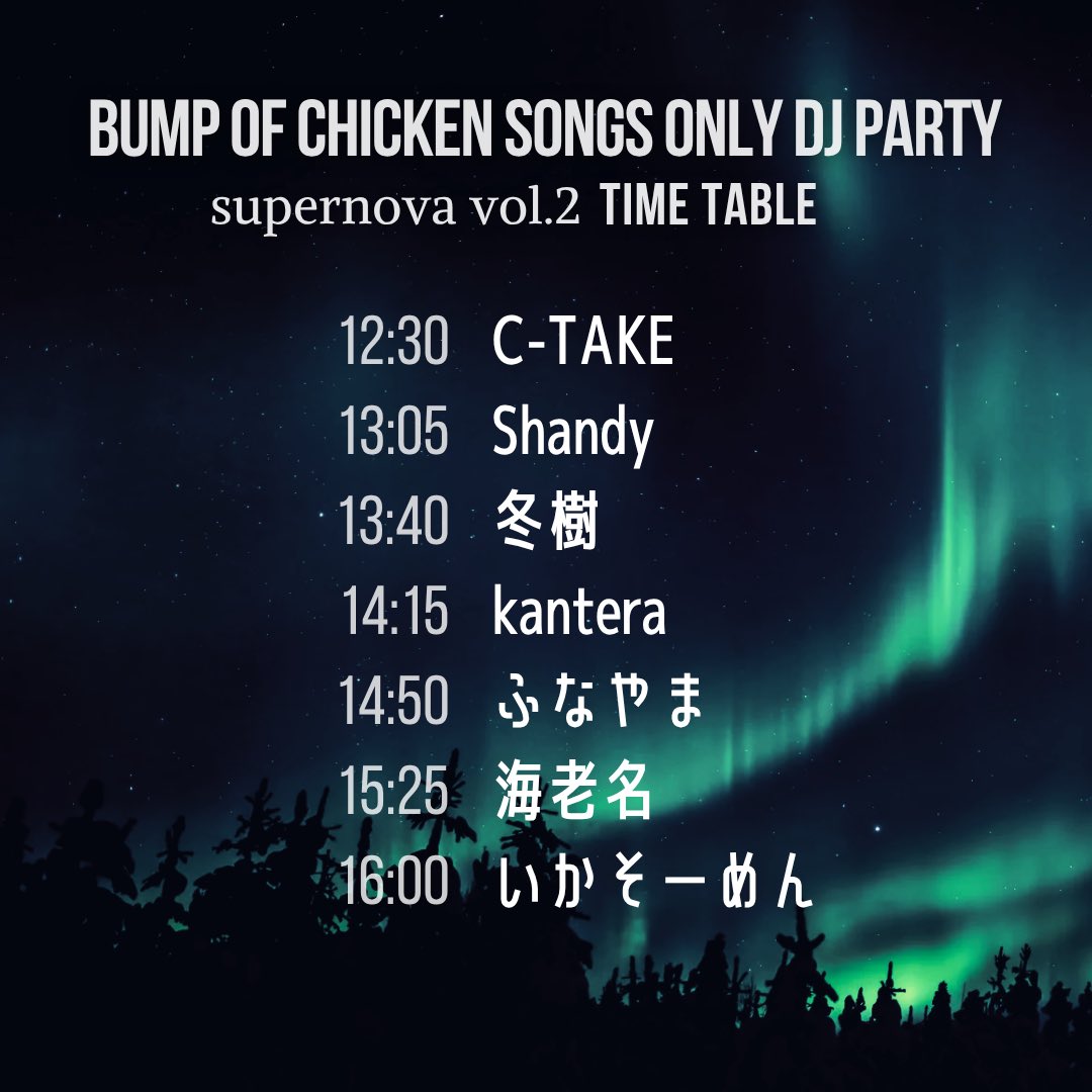 supernova vol.2 — 亀戸 IN THE AIR, 7.04（土）