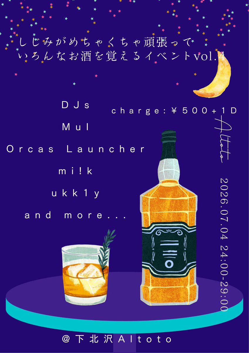 SNNNS 6th Anniversary — アルトト, 7.04（土）