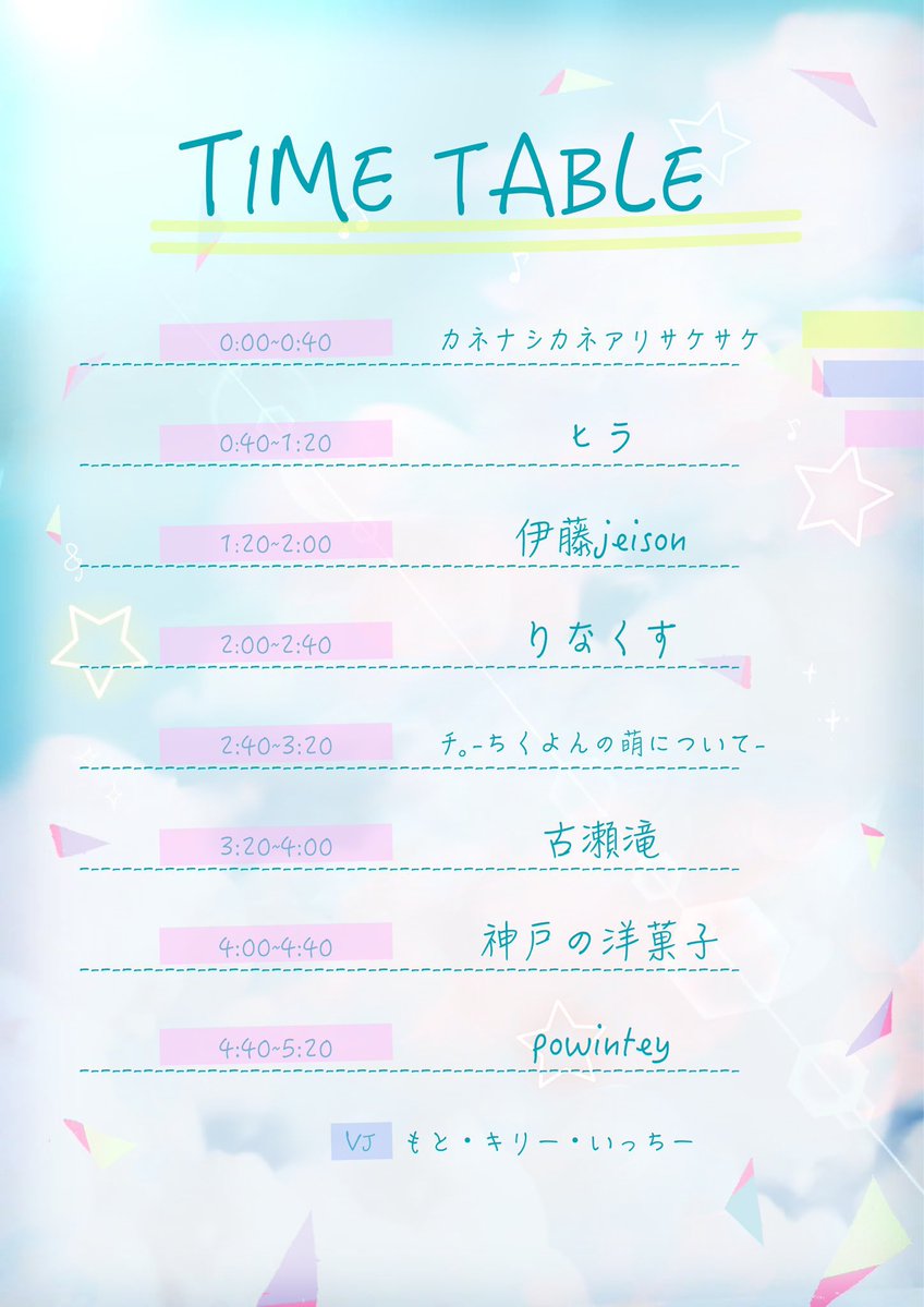 第0回 ちくぜろ！ — Tsukiakari Yume Terasu, JUL 04 (SAT)