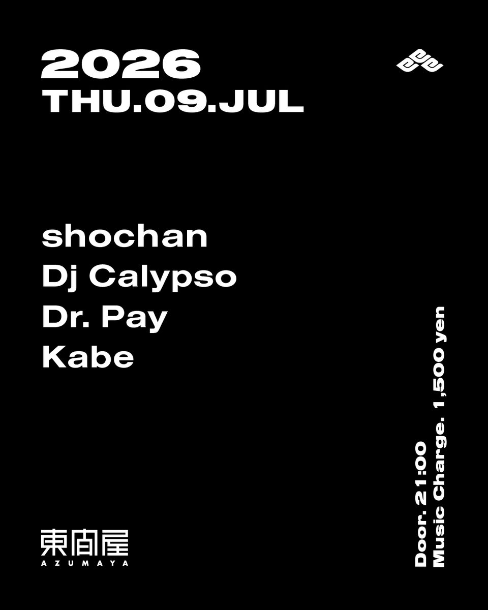 shochan / Dj Calypso / Dr. Pay / Kabe flyer