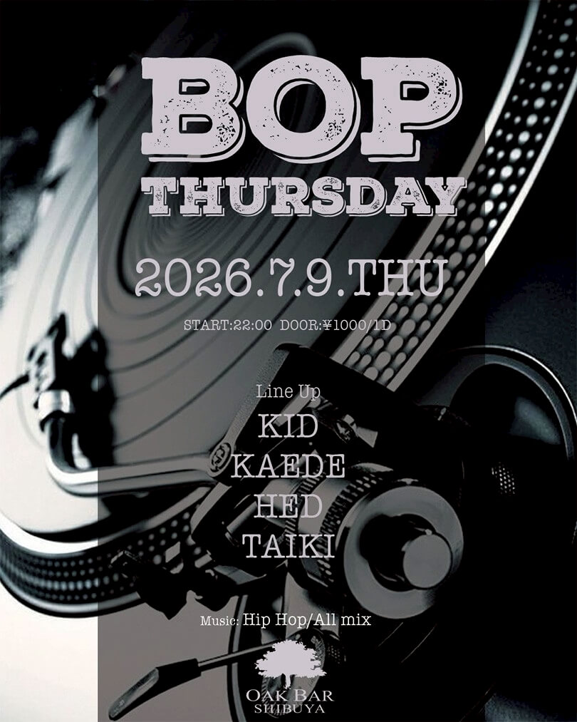 BOP THURSDAY flyer