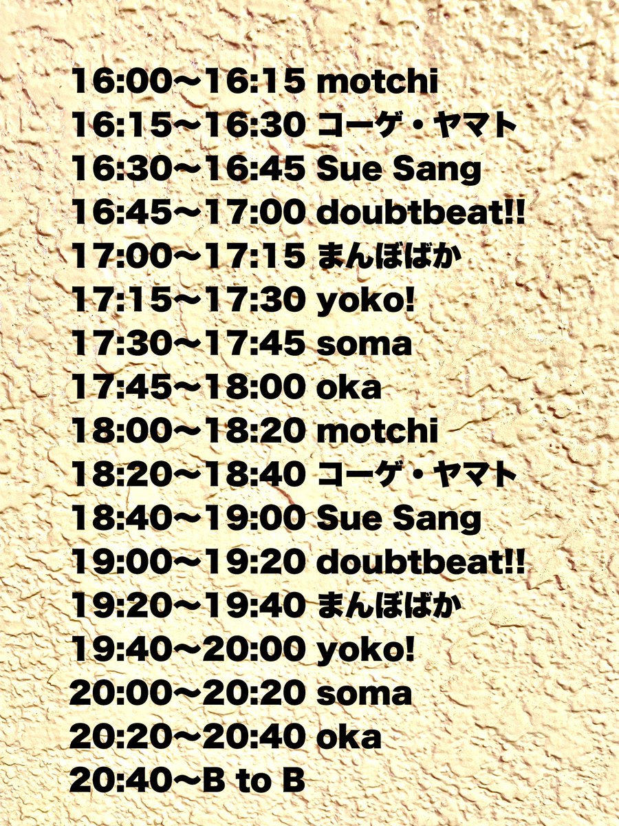 ファンカラティーナナイト — BAR DOCTOR HEAD, 7.12（日）