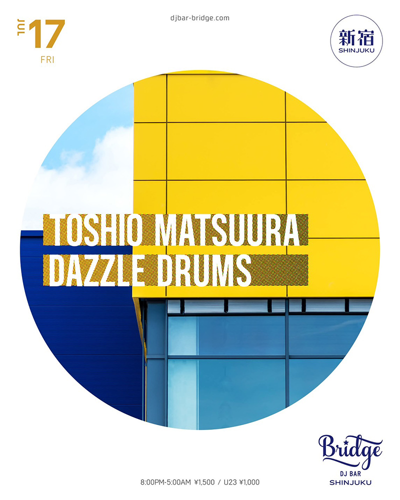 Toshio Matsuura w/ Dazzle Drums flyer
