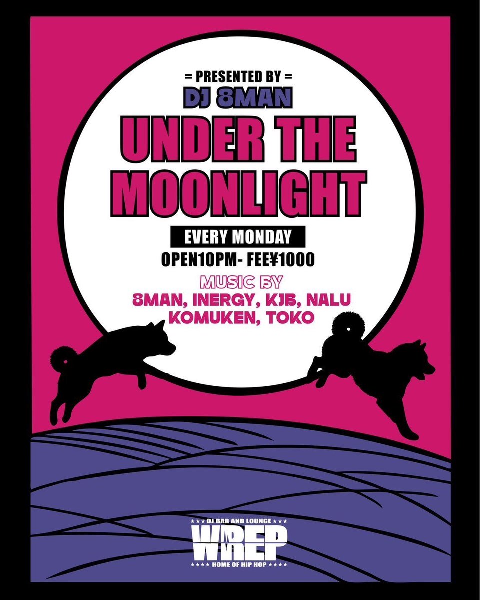 UNDER THE MOONLIGHT flyer