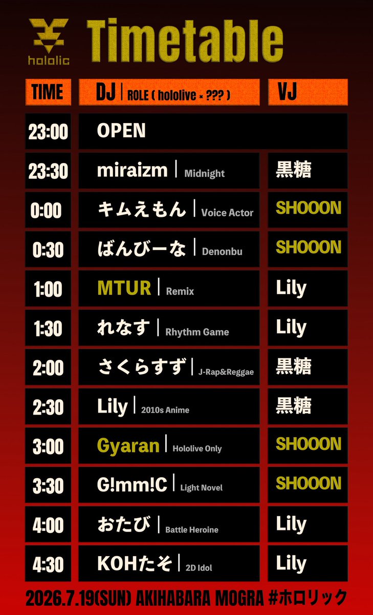 Dressing Room in SUMMER — MOGRA, 7.19（日）