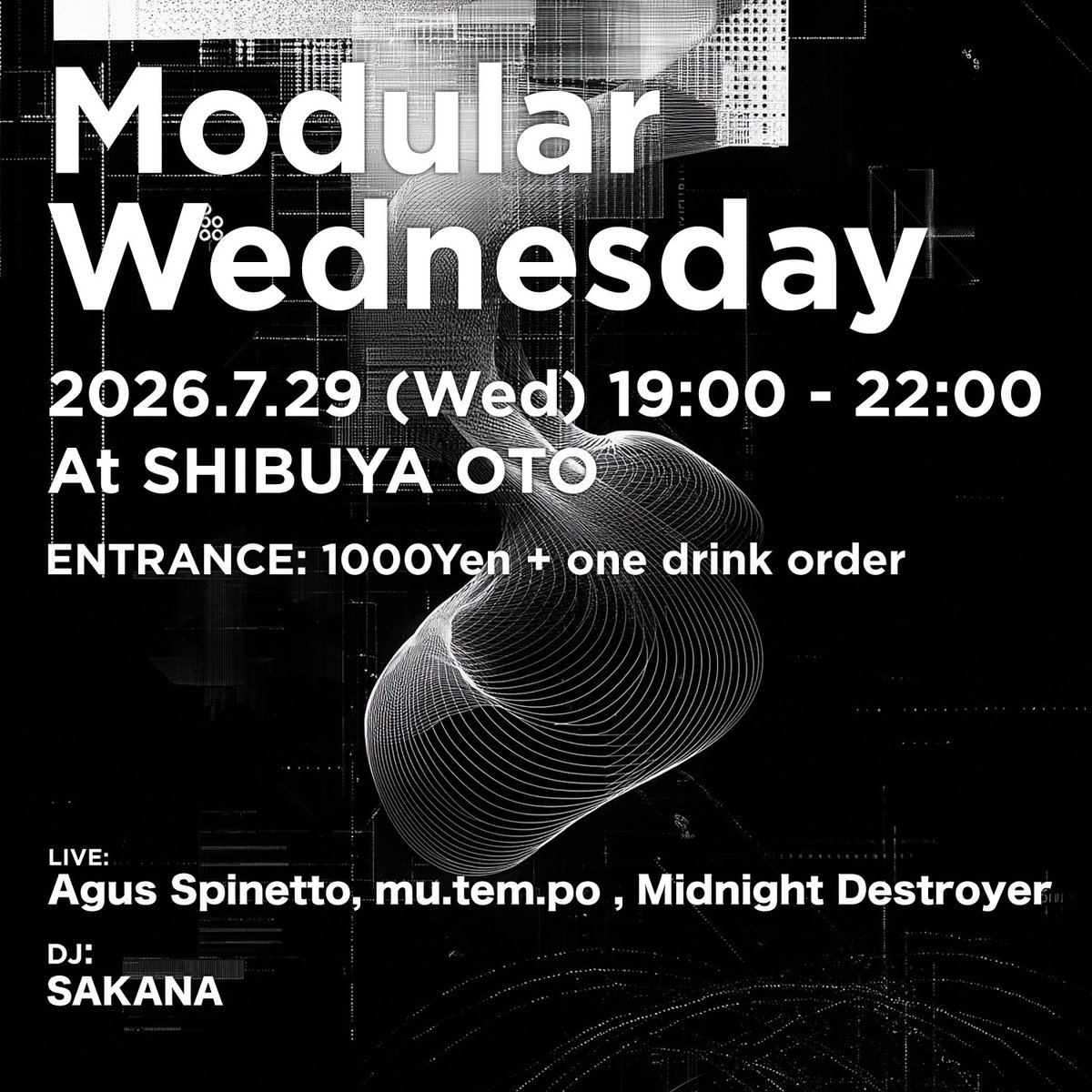 Modular Wednesday — OTO, 7.29（水）