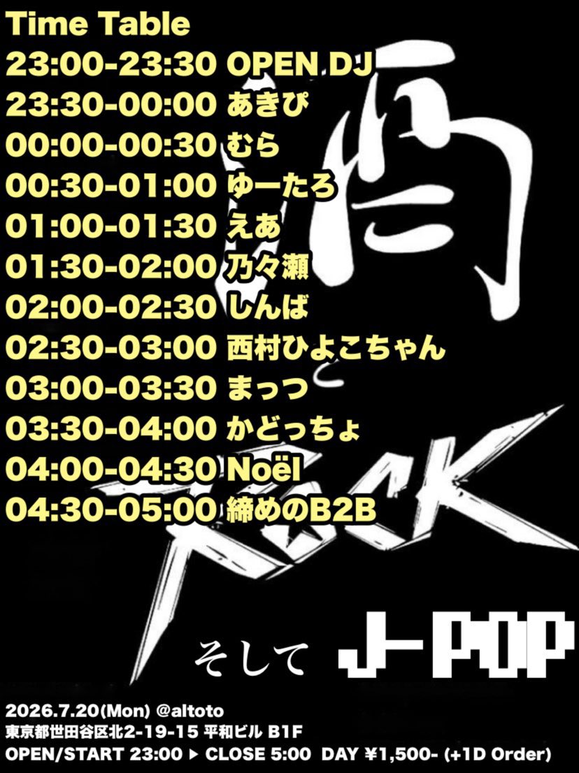 CRE+NectOR Ver.1 — アルトト, 7.20（月）