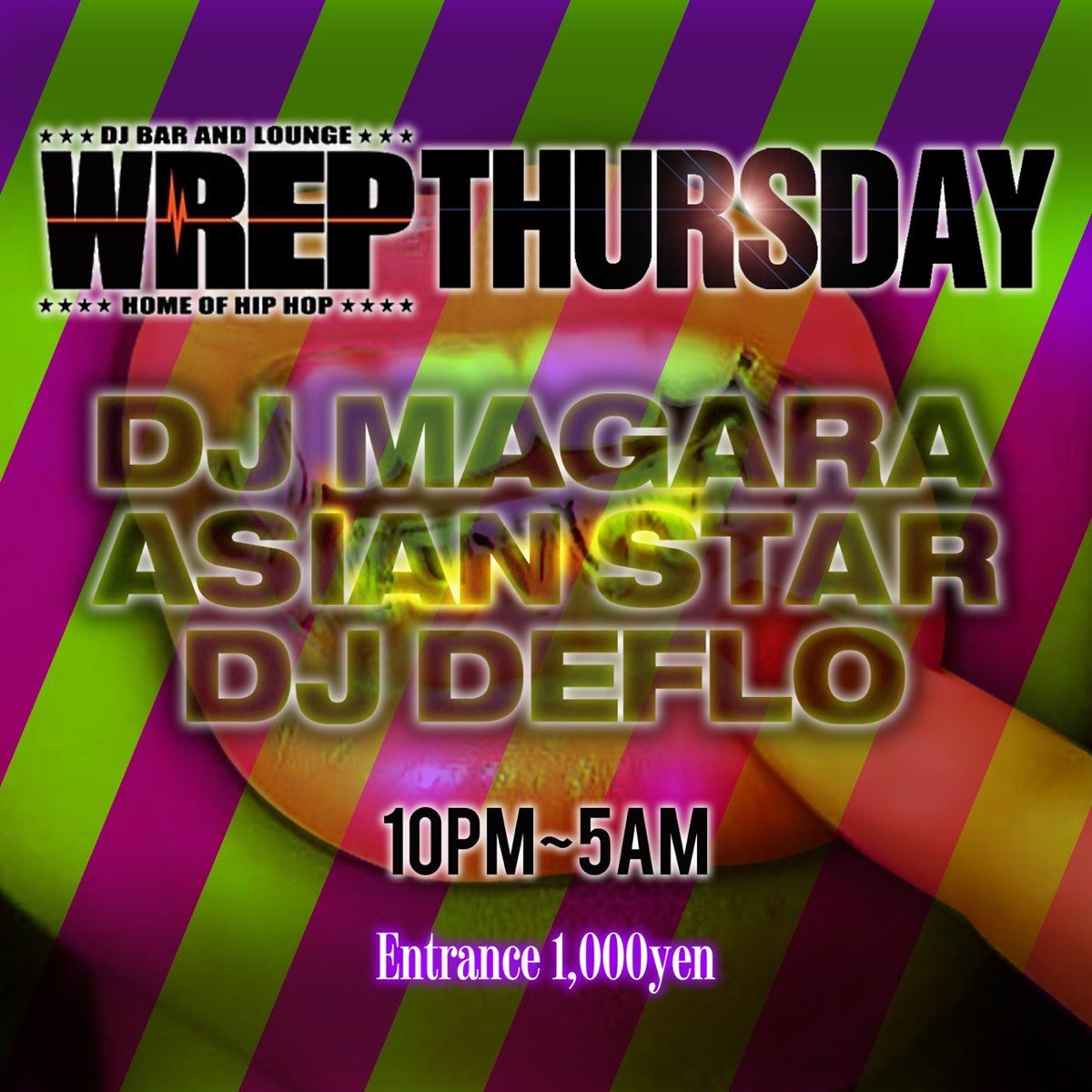 WREP THURSDAY — DJ Bar & Lounge WREP, 8.06（木）