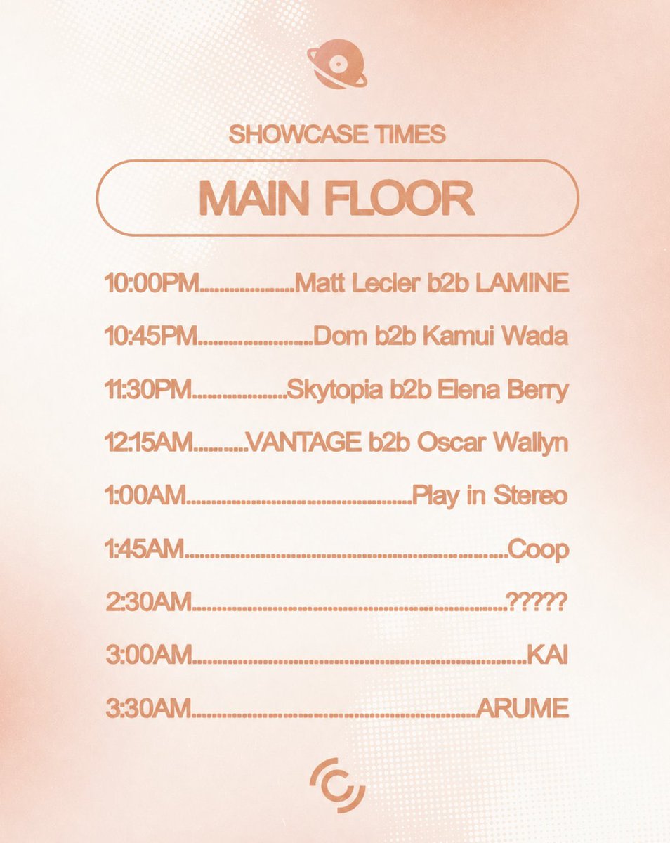 COOP RECS SHOWCASE — Circus Tokyo, 8.07（金）