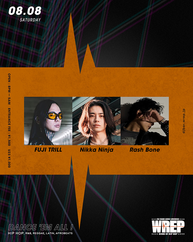 1st FRIDAY — DJ Bar & Lounge WREP, 8.07（金）