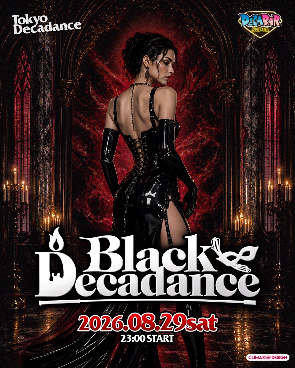 Black Decadance flyer