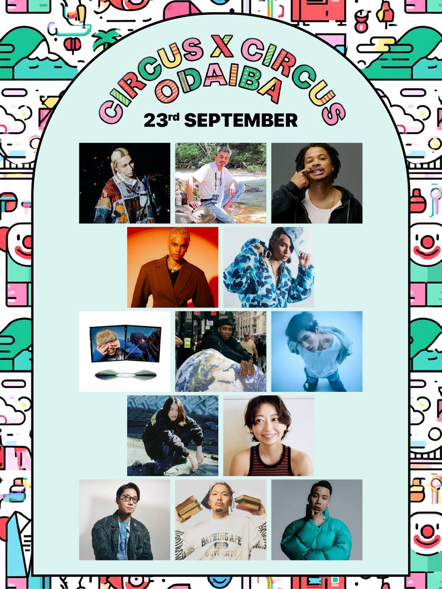 CIRCUS × CIRCUS ODAIBA flyer