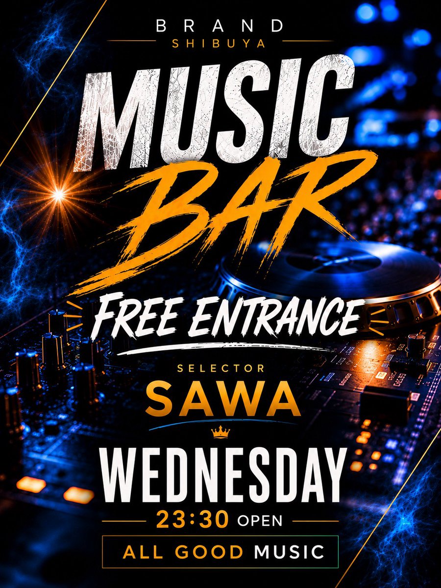 melody / MUSIC BAR — BRAND SHIBUYA, 8.19（水）