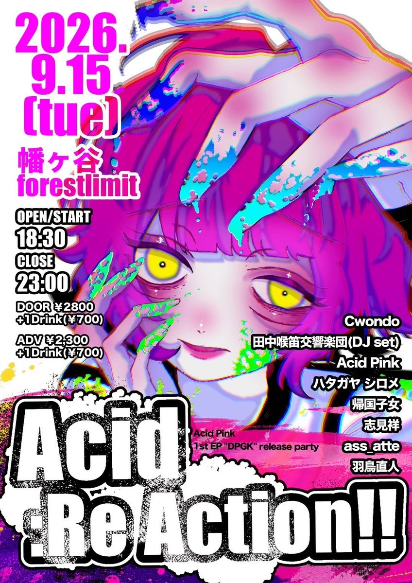Acid :Re Action!! flyer