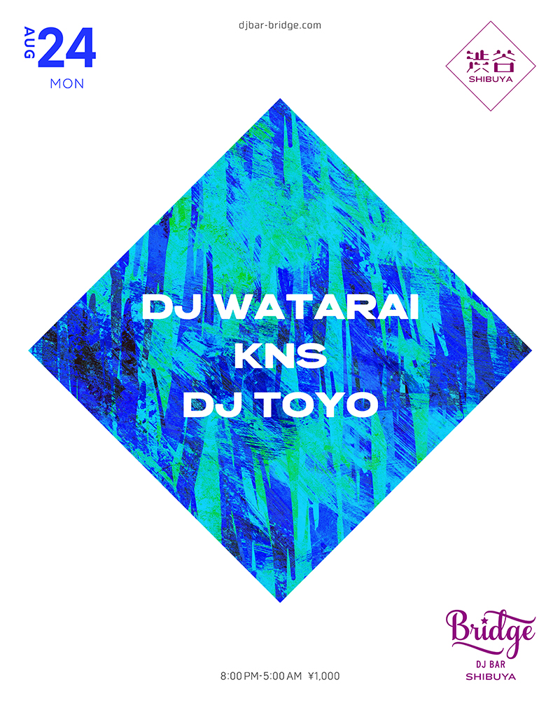 DJ WATARAI / KNS / DJ TOYO flyer