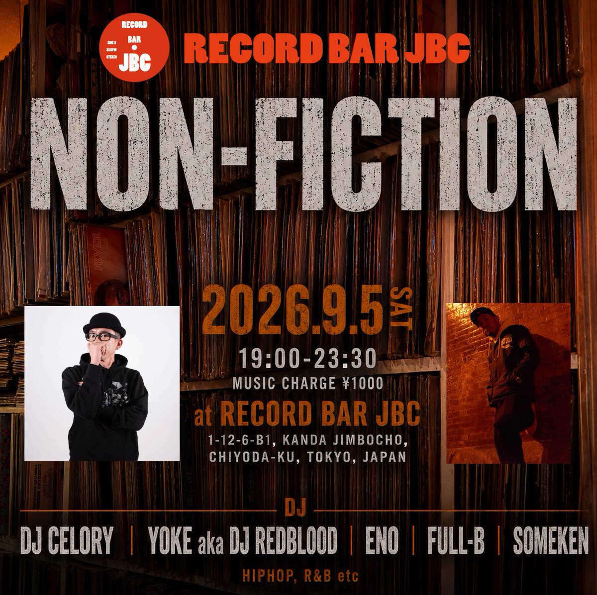 NON-FICTION — RECORD BAR JBC, 9.05（土）