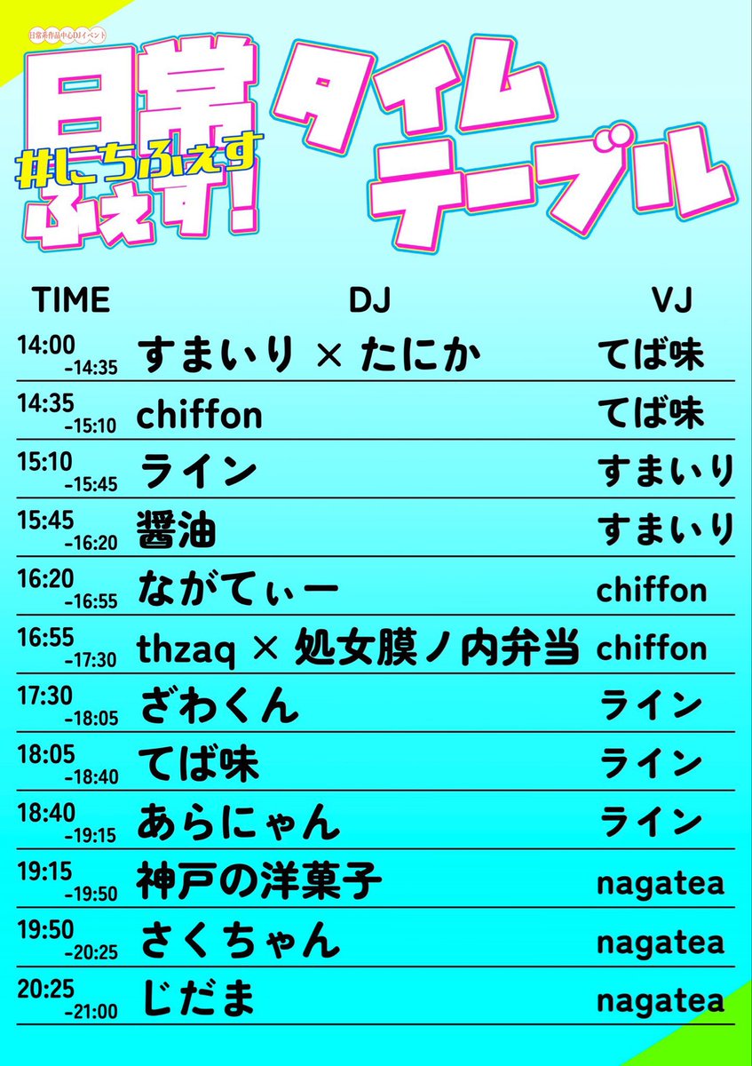 日常ふぇす！ — Gluck Zwei, 8.30（日）