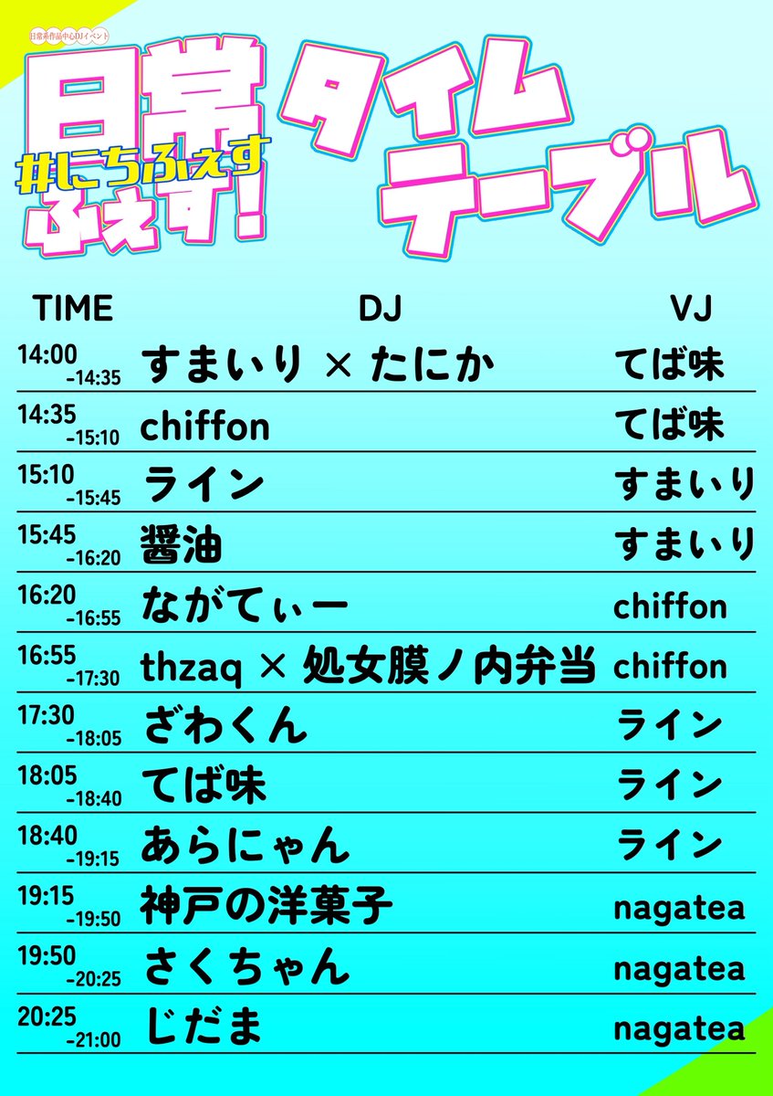 日常ふぇす！ — Gluck Zwei, 8.30（日）