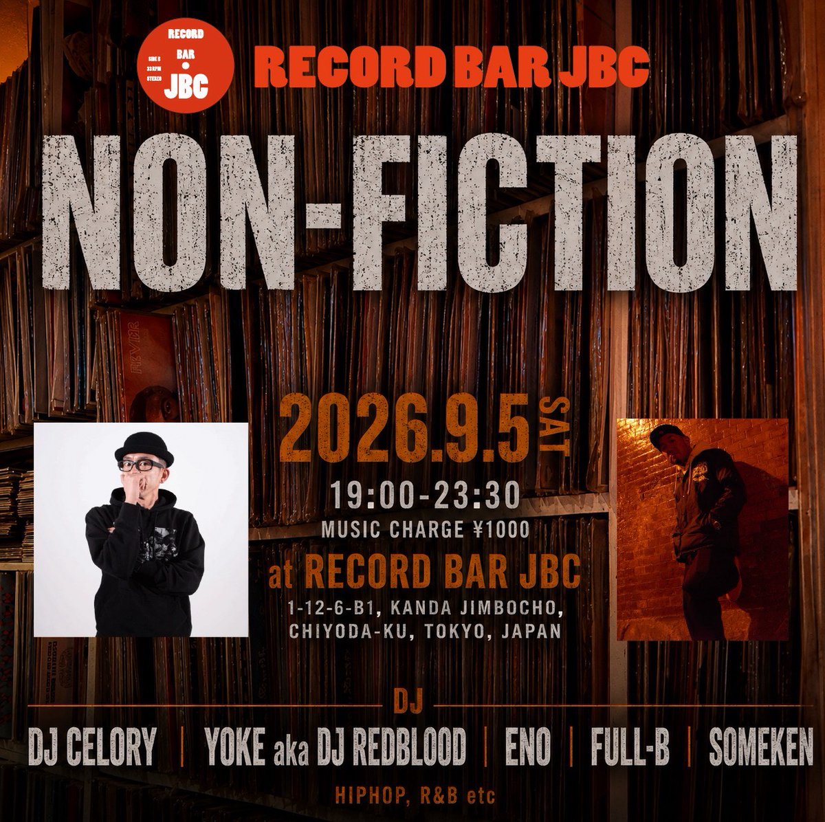 NON-FICTION — RECORD BAR JBC, 9.05（土）