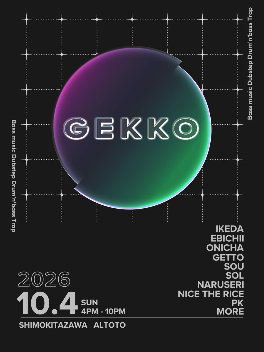 Gekko Vol.4 flyer