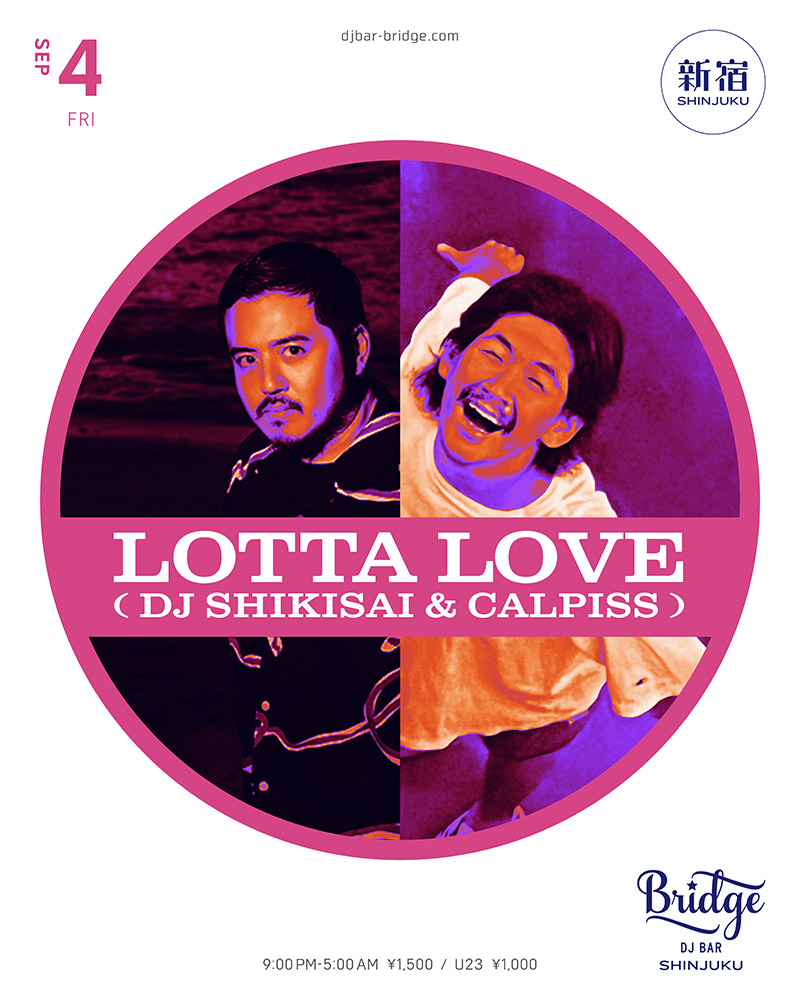 LOTTA LOVE — バーブリッジ新宿, 9.04（金）