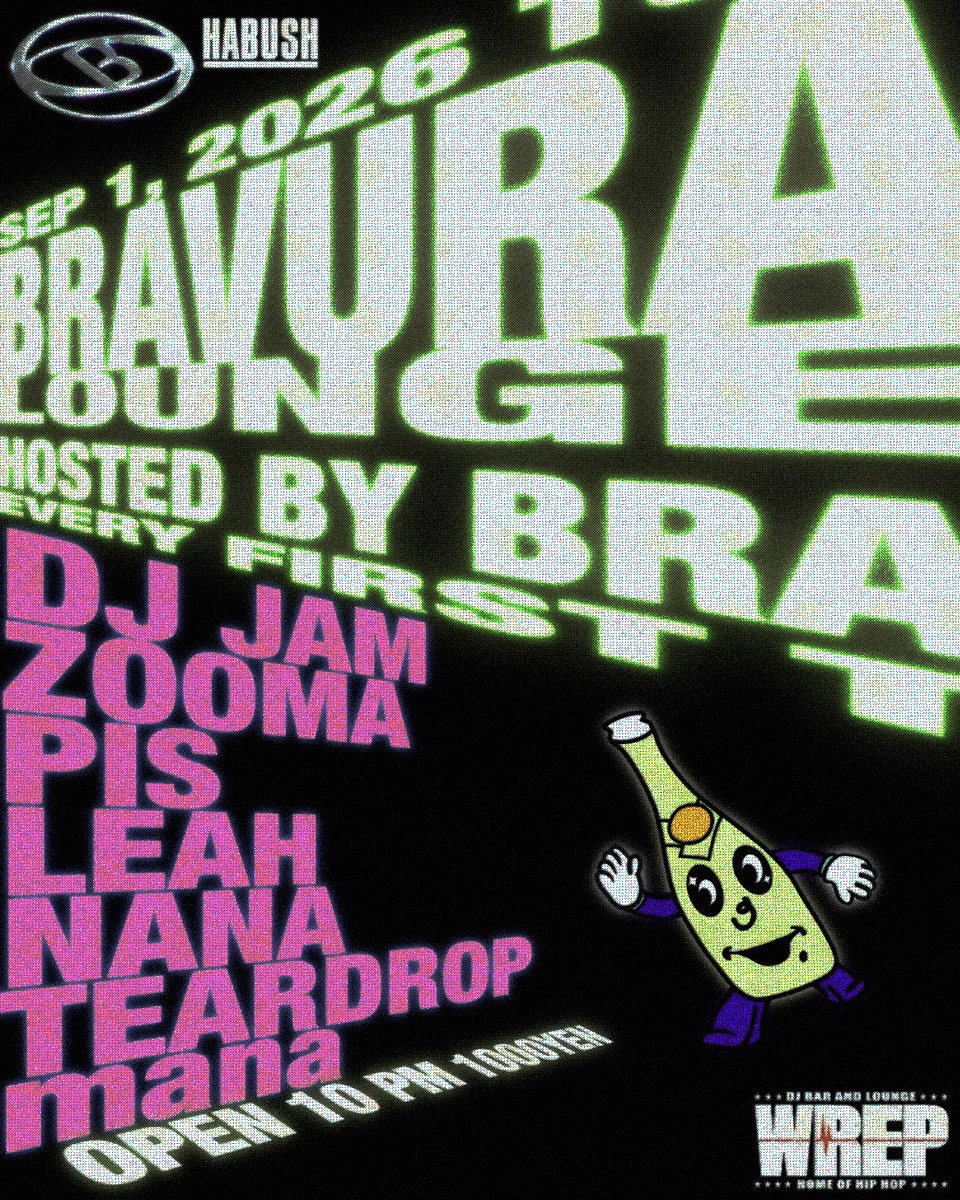 BRAVURA LOUNGE — DJ Bar & Lounge WREP, 9.01（火）