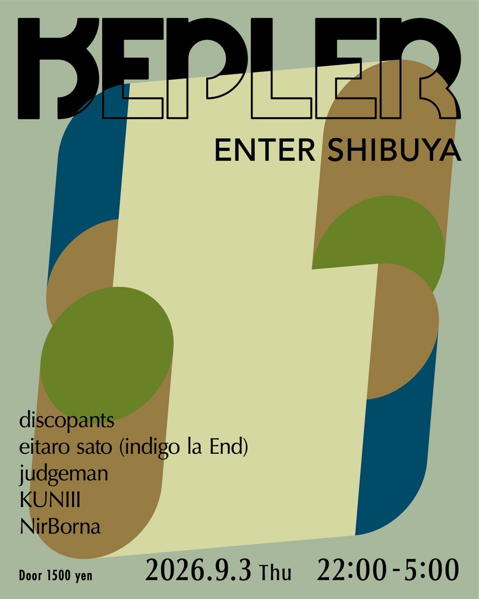 KEPLER — ENTER, 9.03（木）