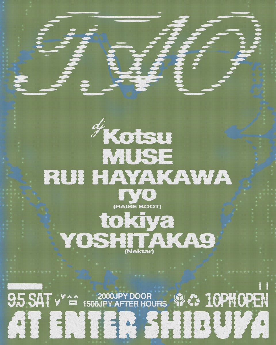 TAO — ENTER, 9.05（土）