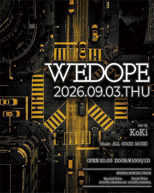 WEDOPE flyer