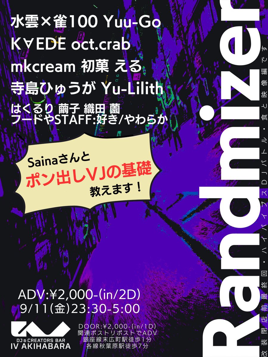 netHighGene vol.4 / Randmizer flyer