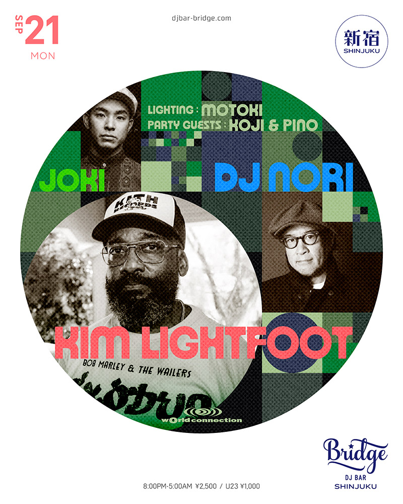 SHINJUKU | wOrld connection - KIM LIGHTFOOT - flyer