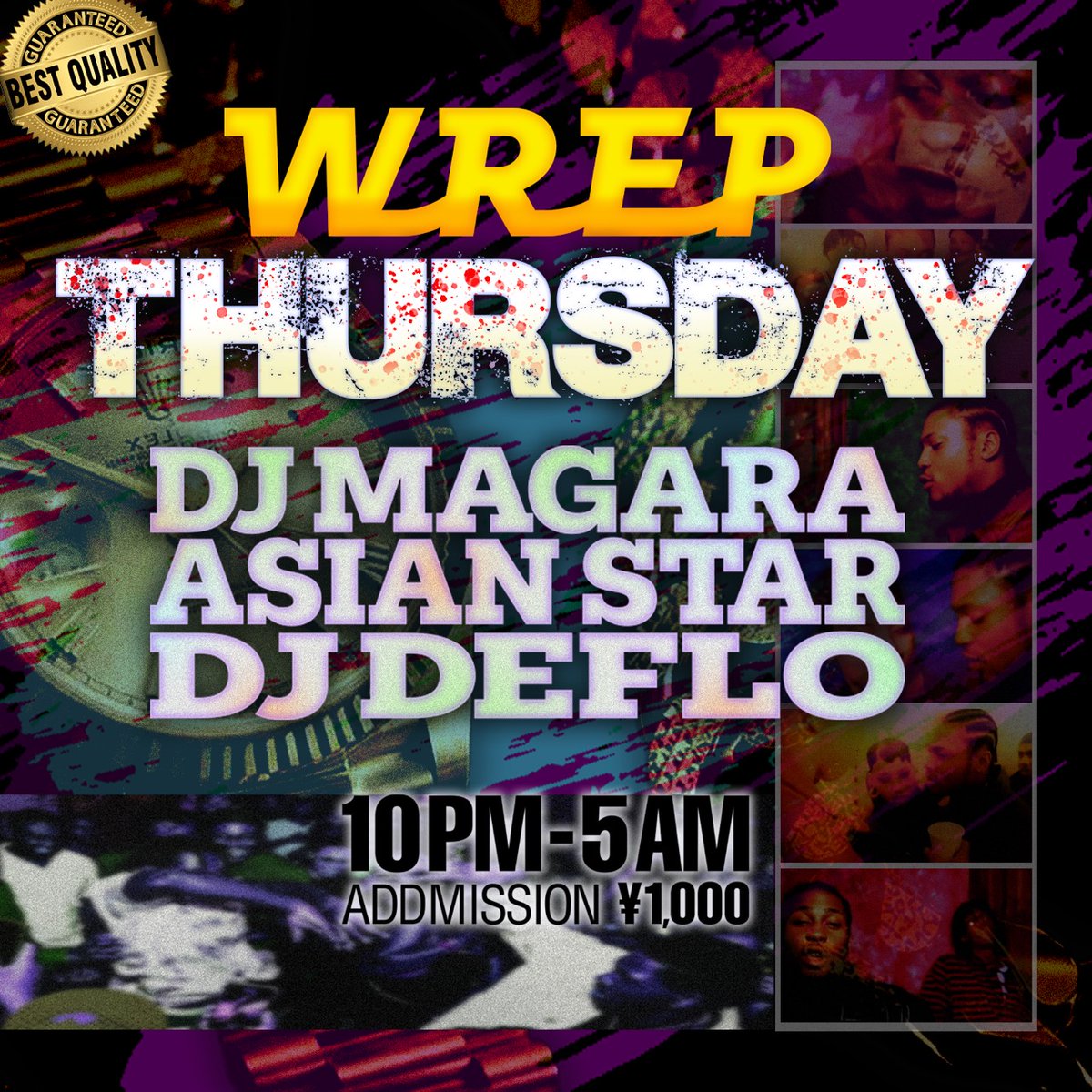 WREP THURSDAY — DJ Bar & Lounge WREP, 9.17（木）