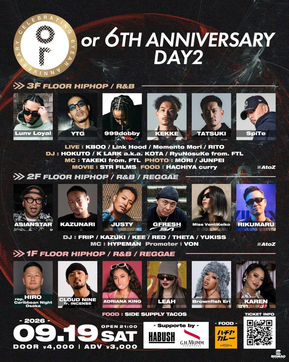 OR 6TH ANNIVERSARY DAY2 flyer