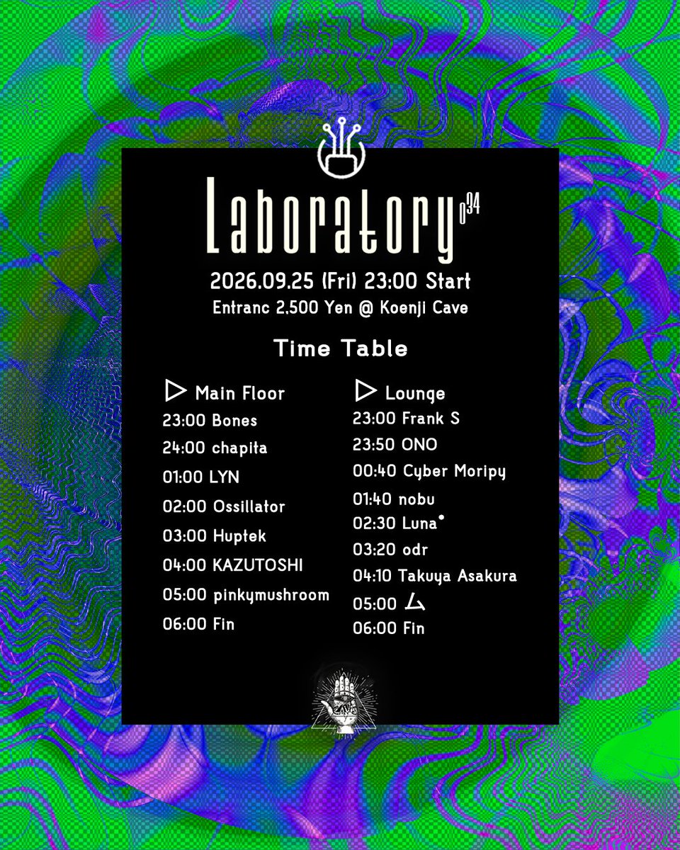 Laboratory Vol.34 flyer